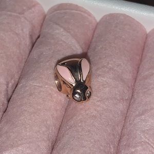 Pandora Rose gold Cute Bunny Charm 🐰💗